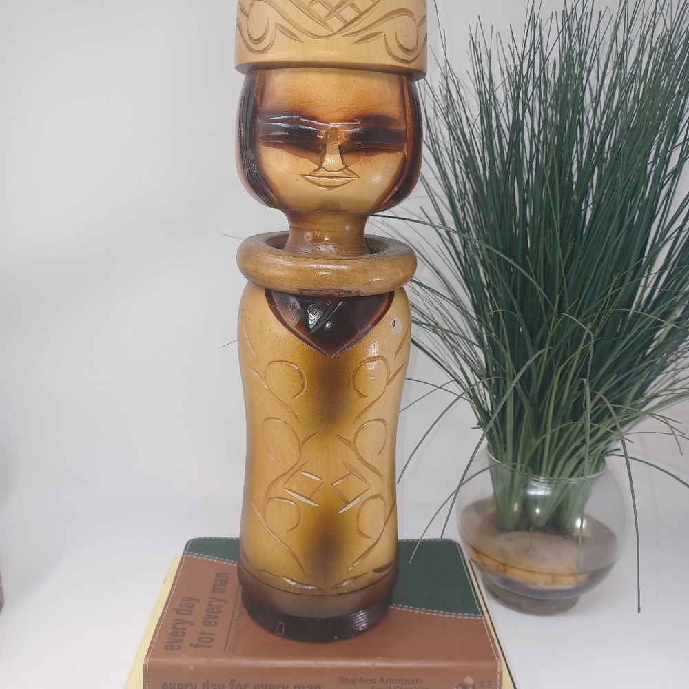 Vintage Kokeshi Japanese Doll - Picture 3 of 8